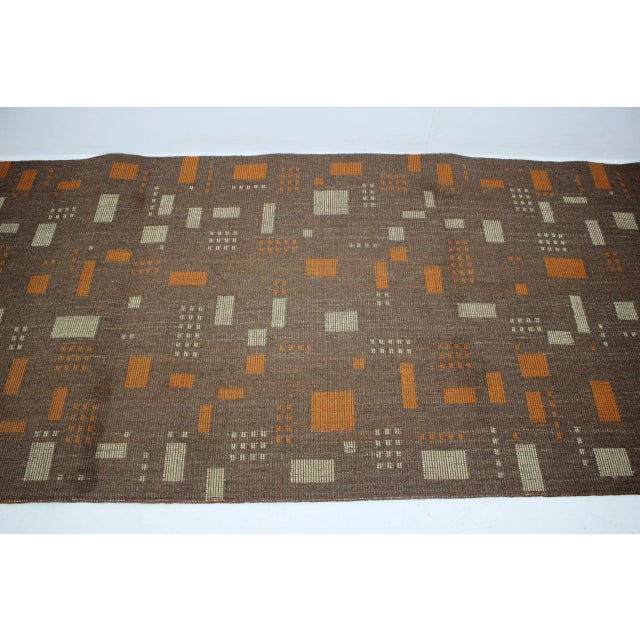 Mid-Century Modern Geometric Carpet, 1960s For Sale - Image 3 of 7