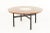 Mid-Century Modern Harvey Probber Mid Century Round Ebonized Walnut Terrazzo and Brass Dining Table For Sale - Image 3 of 12