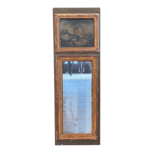 19th Century French Painted Mirror