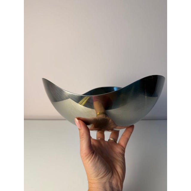 Small Bloom Bowl by Helle Damkjær for Georg Jensen For Sale - Image 7 of 11