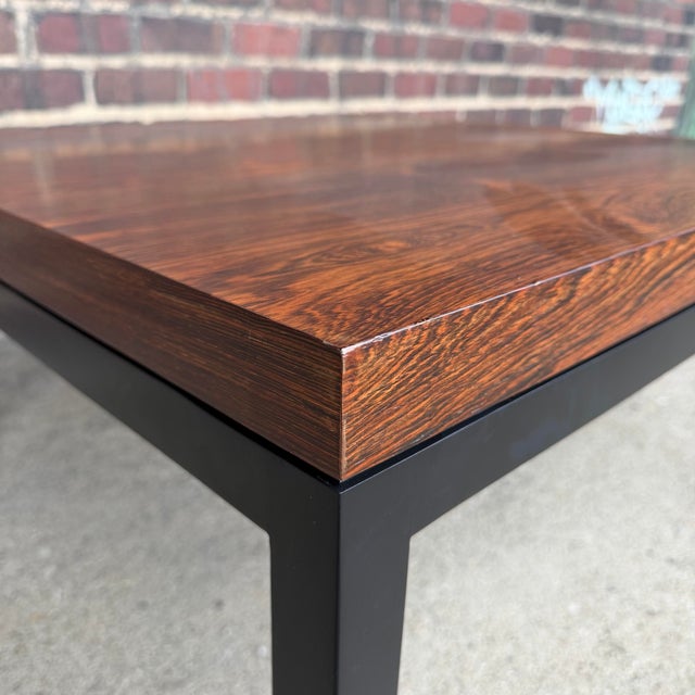 Wood Milo Baughman Thayer Coggin Rosewood Coffee Table For Sale - Image 7 of 10