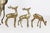 Mid-Century Brass Deer Family, Set of 4 | Large Stag and Fawns For Sale - Image 11 of 15