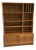 Vintage Domino Mobler Teak Bookcase Cabinet For Sale