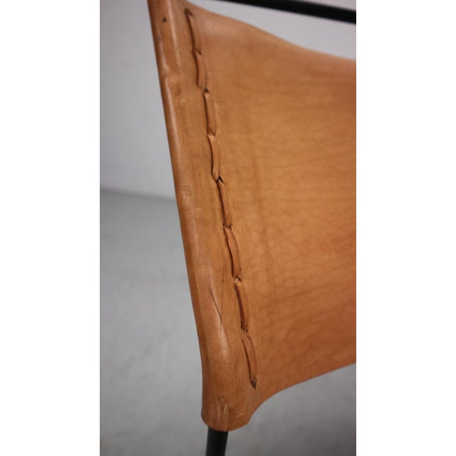 Metal Lounge Chair by A. Dolleman for Metz & Co, Netherlands, 1950 For Sale - Image 7 of 18