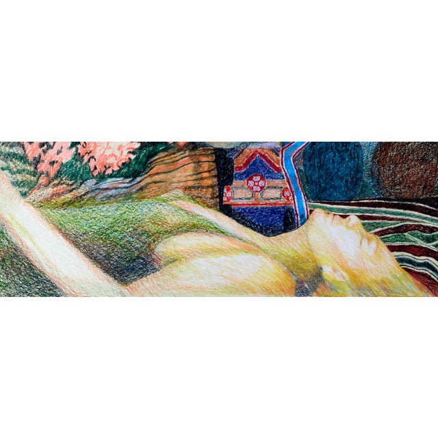 Noel Howard Figurative Meditation Composition 1970s For Sale - Image 4 of 5