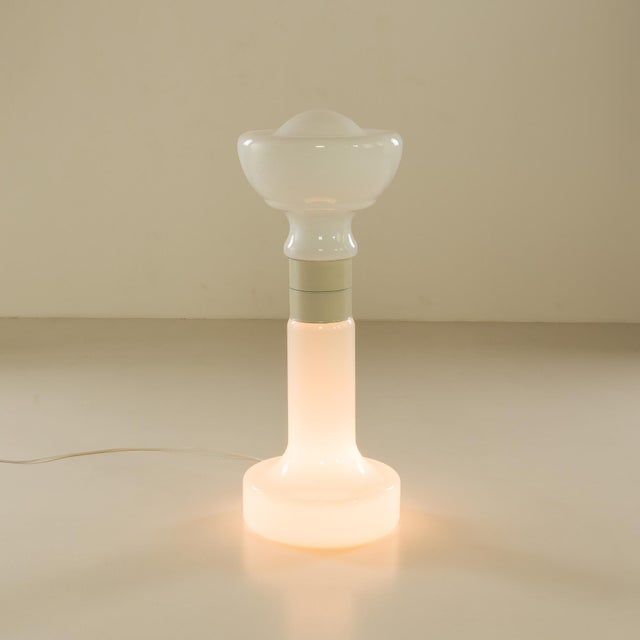 Mid-Century Modern Murano Glass Floor Lamp attr to AV Mazzega, Italy, 1970s For Sale - Image 3 of 8
