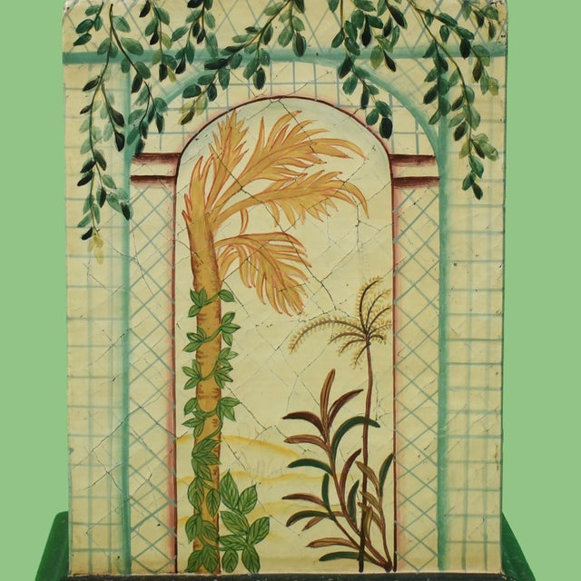 Mid-Century Modern 1970s Mid-Century Modern Single Hand-Painted Table Lamp For Sale - Image 3 of 4