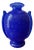 Winged Vase in Pulegoso Blue Glass by Napoleone Martinuzzi, 1920s For Sale