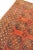 Tribal Ersari Burnt Orange, Copper, Rust, Camel & Indigo Square Rug - 8.7 x 9.2 For Sale - Image 3 of 13