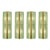 Silver Rectangular Murano Glass Wall Sconces with Chrome Finish by Simoeng for Simoeng, Set of 4 For Sale - Image 8 of 8
