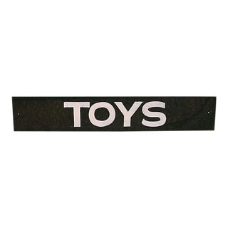 Vintage Toys Sign For Sale