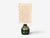 1976 Swedish Modern, Table Lamp, Green Glazed Stoneware, Crochet Shade For Sale - Image 4 of 12