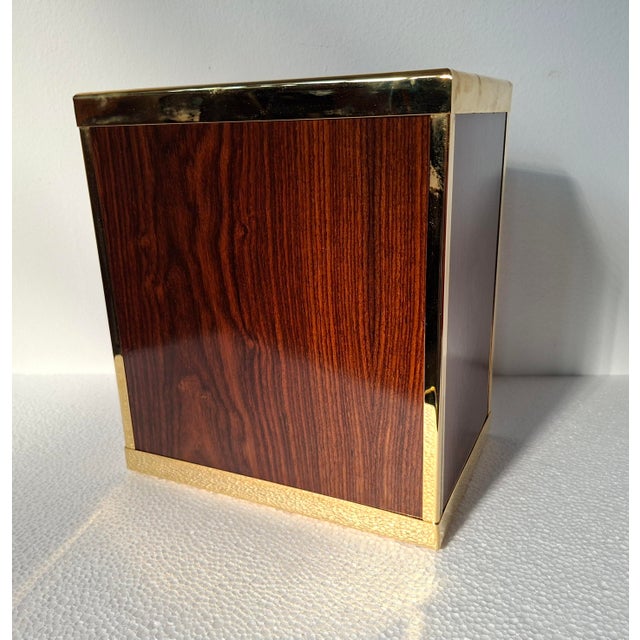 Wood Vintage Umbrella Stand in Briar Wood with Gilt Finishes, 1990s For Sale - Image 7 of 8