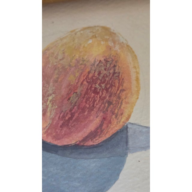 Vintage Fruit Still-Life Art in Black and Gold Wood Frames — A Pair For Sale In New York - Image 6 of 18