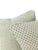 Contemporary Gray Aqua Geometric Chenille Pattern With Self-Welt Pillow Cover - 20" X 20" For Sale - Image 3 of 6