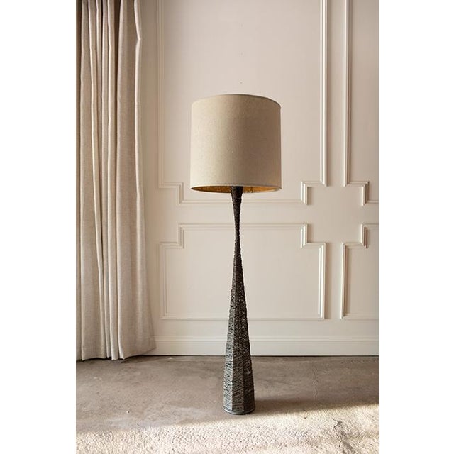 Textile Postmodern Tarogo Woven Floor Lamp For Sale - Image 7 of 18