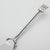 1980s Vintage Italian Handmade Genuine Silver Butter Knife With Flower Design For Sale - Image 5 of 8