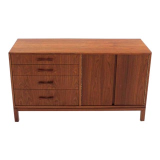 Mid-Century Modern Oiled Walnut Sideboard For Sale