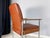 Armchair in Brown Real Leather & Rosewood by Sven Ivar Dysthe for Dokka For Sale - Image 6 of 11