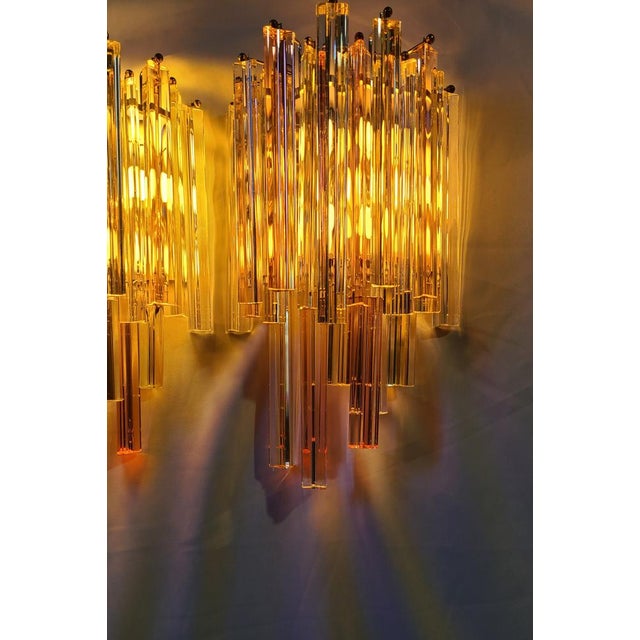 Murano Sconces by Venini, 1970s, Set of 2 For Sale - Image 14 of 18