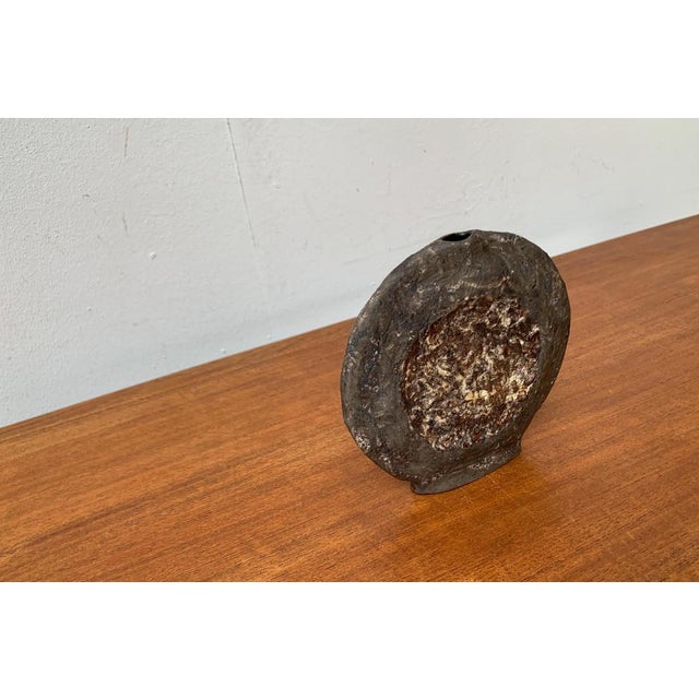 Vintage German Studio Pottery Vase, 1984 For Sale - Image 6 of 18