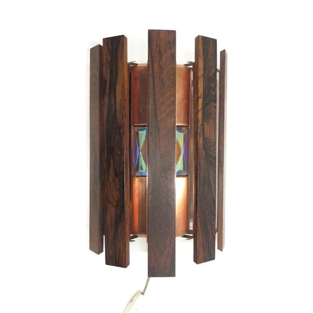 Vintage Wall Lamp by Werner Schou for Coronell Elektro, 1970s, in Good conditions. Designed 1970 to 1979 Up to 250V...