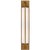 Keeley Tall Pivoting Sconce in Hand-Rubbed Antique Brass with White Glass Designer: Thomas O'Brien Height: 20.75"...