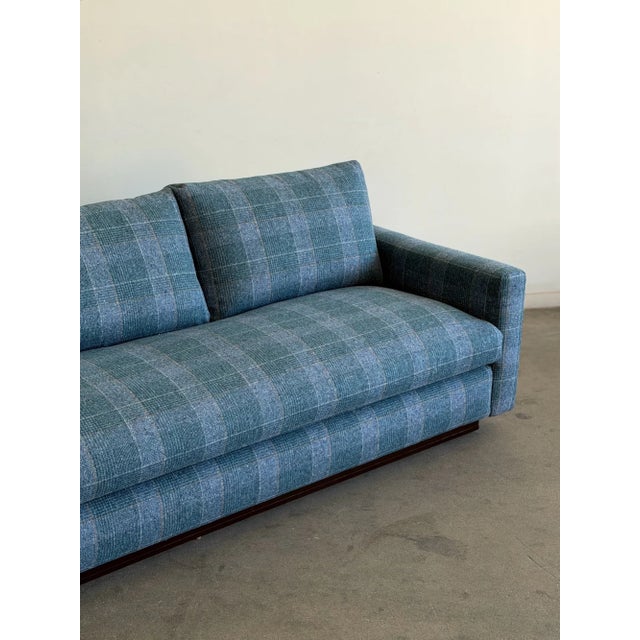 Milo Baughman Tuxedo Style Sofa For Sale In Los Angeles - Image 6 of 13