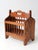 Vintage Wooden Magazine Rack For Sale - Image 4 of 11