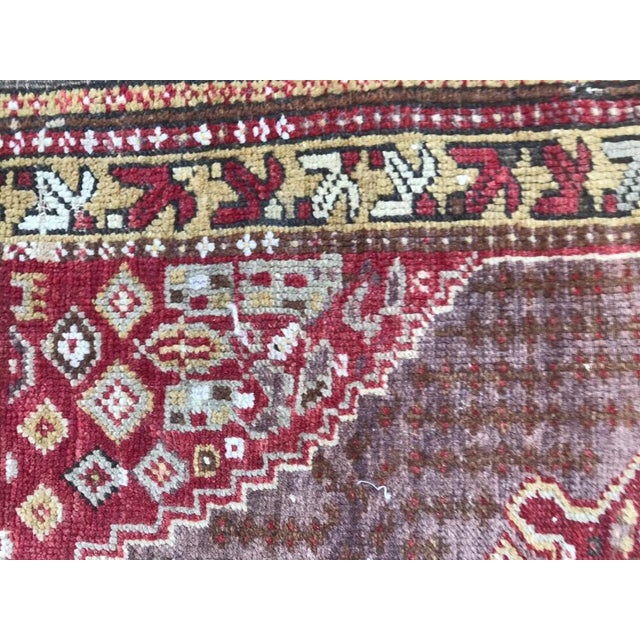 Small Turkish Yastik Rug For Sale - Image 9 of 16