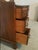 1940s 1940s Traditional Walnut Vanity Davis Cabinet Co. With Mirror For Sale - Image 5 of 13