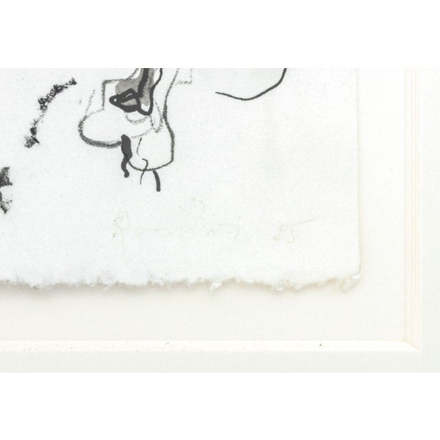 Contemporary Robert Dandarov Snake Tongue Mixed Media, 1985 For Sale - Image 3 of 4