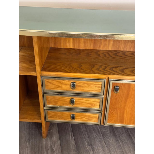 Vintage Scandinavian Geometric Bar Console Table, 1970s For Sale - Image 9 of 11