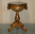 Antique French Burr Walnut, Gilt Brass & Green Marble Side Tables, Set of 2 For Sale - Image 3 of 18