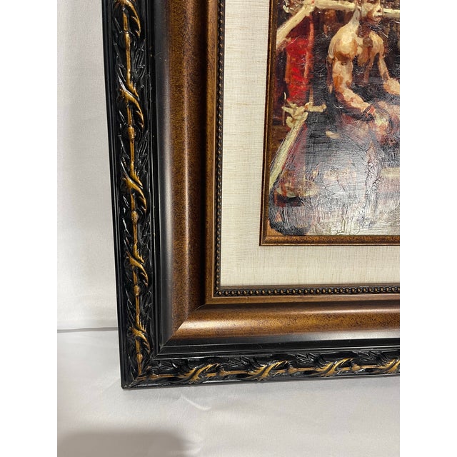 Paper The Boxer — After Isaac Israëls, C. 1914 — Hand-Textured Fine Art Print For Sale - Image 7 of 12