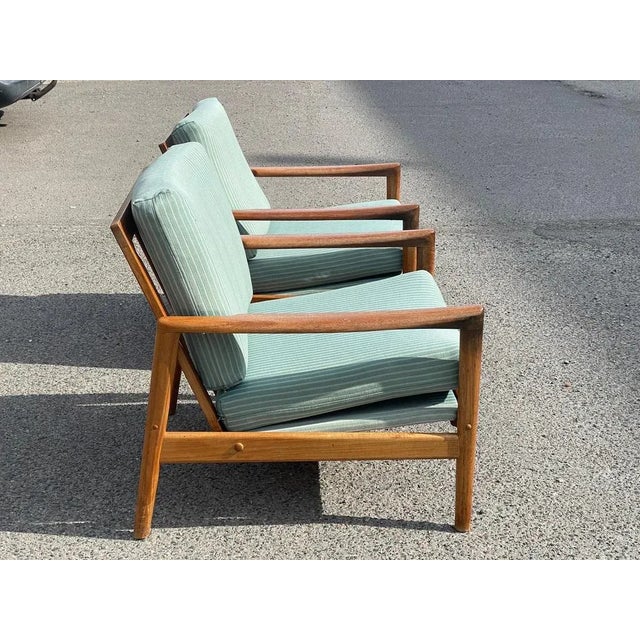 Set of Teak Chairs by Hans Olsen attributed to Juul Kristensen, 1960s For Sale - Image 6 of 11