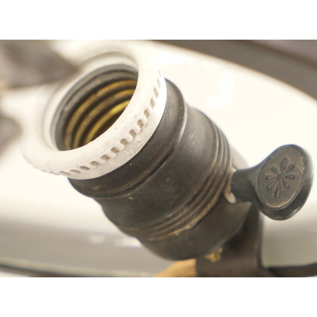 Antique Art Nouveau Daphne Table Lamp in Patinated Bronze, 1890s For Sale - Image 13 of 16