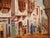Unknown, Cairo Street Scene, 1800s, Oil and Ceramic For Sale - Image 6 of 11