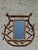 Late 20th Century Vintage Tortoise Bamboo Hall Mirror For Sale - Image 5 of 12
