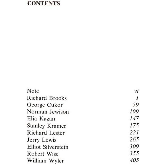 "Directors at Work: Interviews With American Film-Makers" 1970 Kantor, Bernard R., Blacker, Irwin R., and Kramer, Anne [Edited By] For Sale - Image 4 of 6