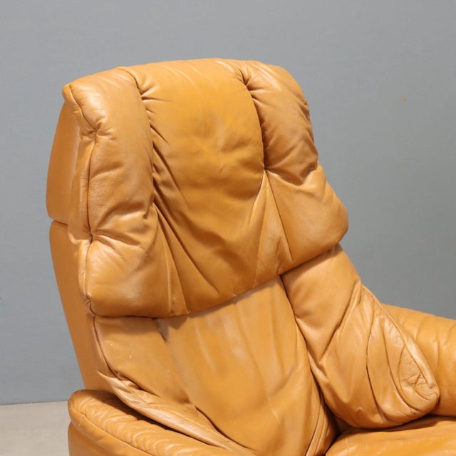 Set of Armchair and Ottoman from Ekornes, 1980s For Sale - Image 3 of 14