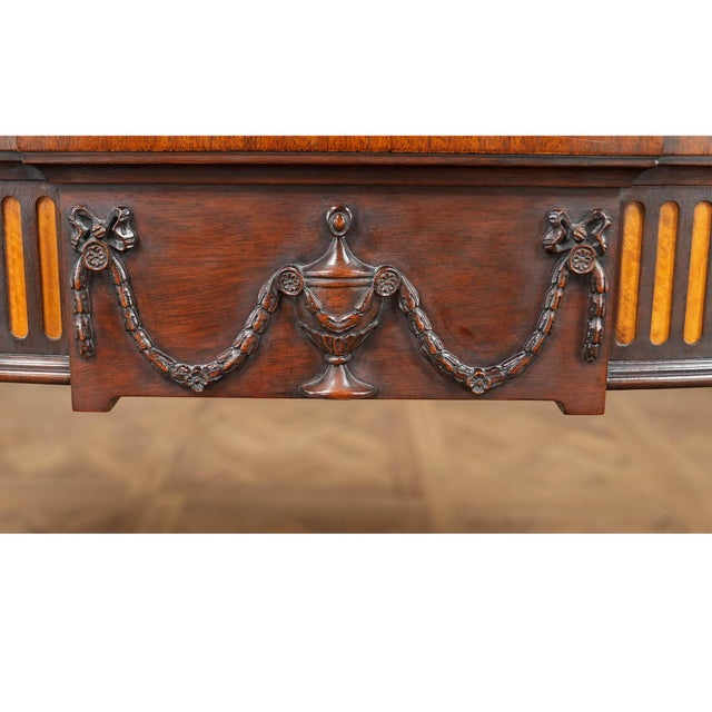 Wood Nvin0610 Vintage Henkel Harris Mahogany Console For Sale - Image 7 of 13