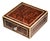 Extraordinary Antique English Burl Wood Cigar Box Sterling Silver Fittings Luxury Home Decor Tobacciana For Sale