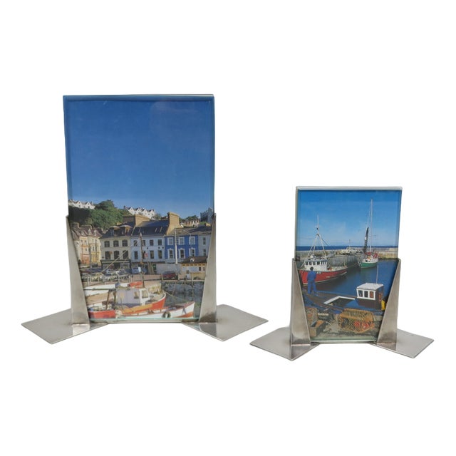 Art Deco Silver-Plated Photo Frames from WMF, 1930s, Set of 2 For Sale