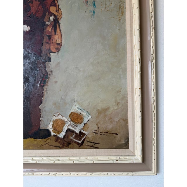 Cream French Impressionist Street Scene by Charles Wilton (1837–1947) – Oil on Canvas Painting For Sale - Image 8 of 12