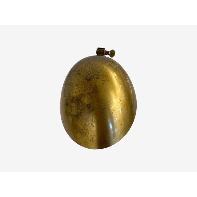 Harald Notini, Swedish Modern, Patinated Brass, Wood, Rare Table Lamp, 1930s For Sale In New York - Image 6 of 6