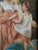 Antique French Oil on Panel Painting After François-Alfred Delobbe “Le Goûter Après Le Bain” in Ornate Gilt Frame For Sale - Image 4 of 8