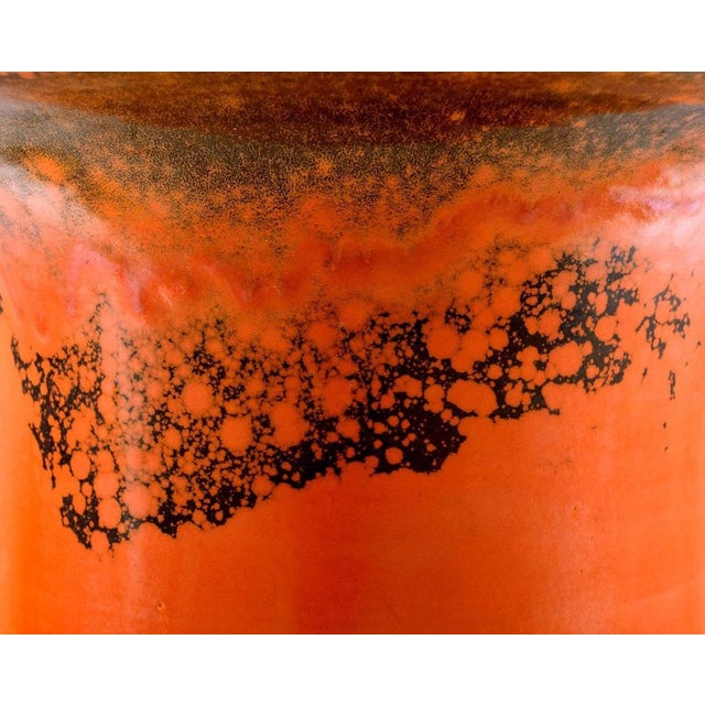 Ceramic Colossal Floor Vase in Glazed Stoneware by Svend Hammershøi for Kähler, 1930s For Sale - Image 7 of 10