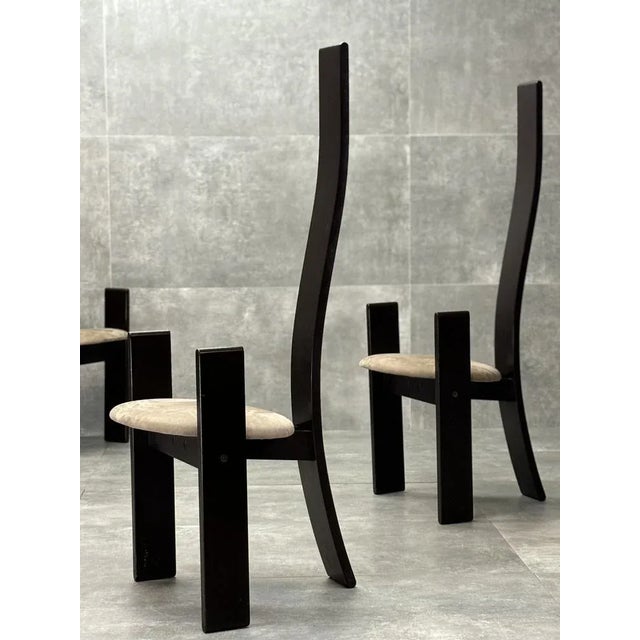 Poggi Golem Chairs by Vico Magistretti for Poggi, Italy, 1970s, Set of 6 For Sale - Image 4 of 8