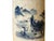 Chinese Distressed White Porcelain Blue Mountain Houses Graphic Holder Vase For Sale - Image 13 of 15